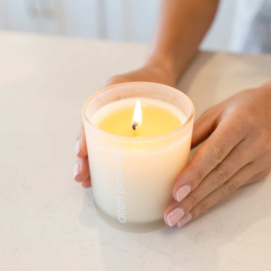 White Tea + Fig Soy Wax Candle - Signature Glass